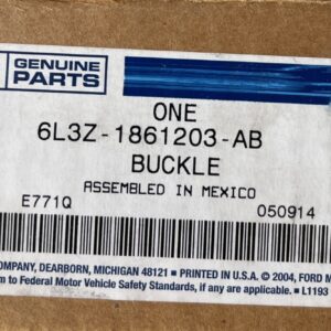 Genuine Ford F-150 Front Seat Belt Buckle Assembly Left Driver OE 6L3Z1861203AB