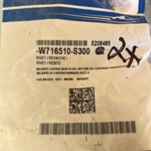 Genuine Ford Fender Liner Rivet -W716510-S300 (qty 2)