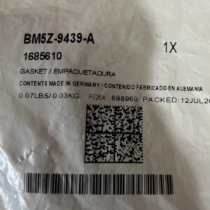 Genuine Ford Fuel Injection Plenum Gasket BM5Z-9439-A