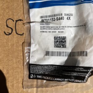 Genuine Ford Hold Down Clamp Nut W701152-S440 (4 Nuts)