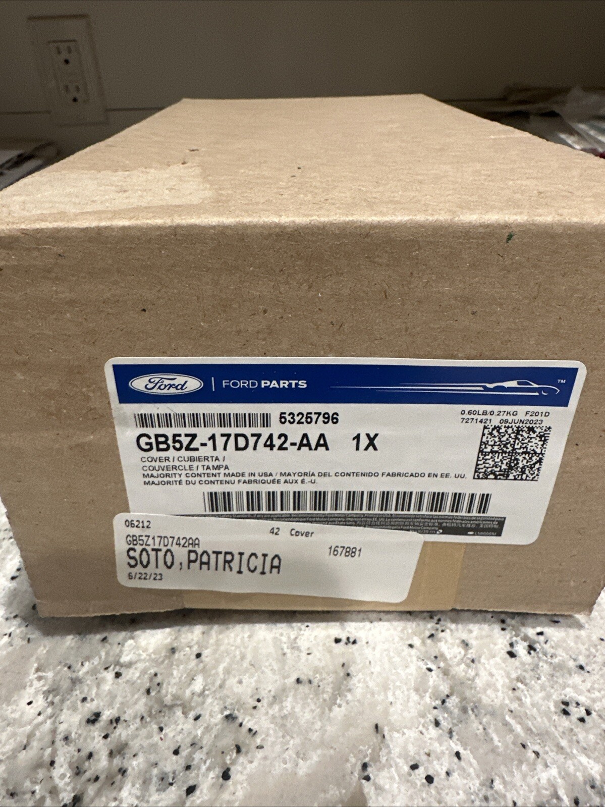 Genuine Ford Mirror Cover GB5Z17D742AA