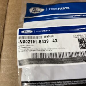Genuine Ford OEM Hex Head M8 X 1.25  Screw OEM N802191-S439 - Sold Individually