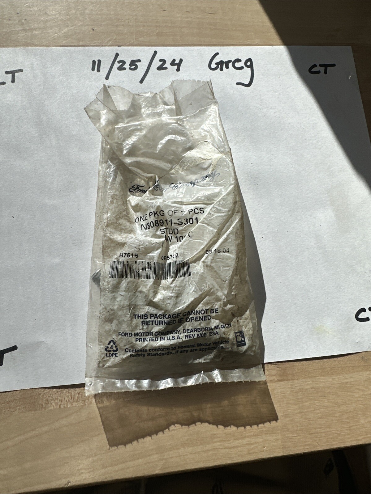 🔥Genuine Ford OEM N803152-S2 Stud🔥