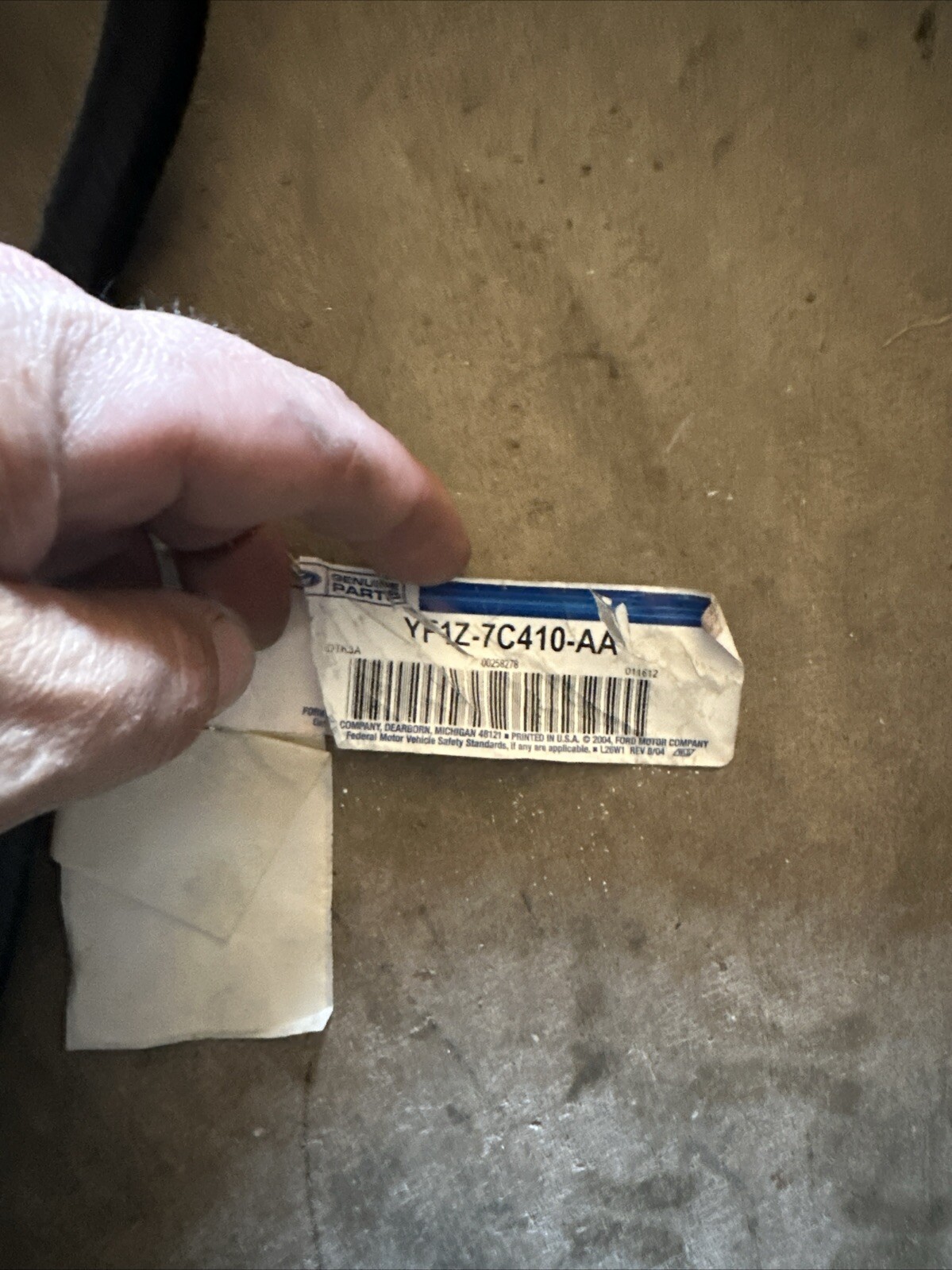 Genuine Ford ORM NOS OIL COOLER LINE YF1z7c410aa - Image 3