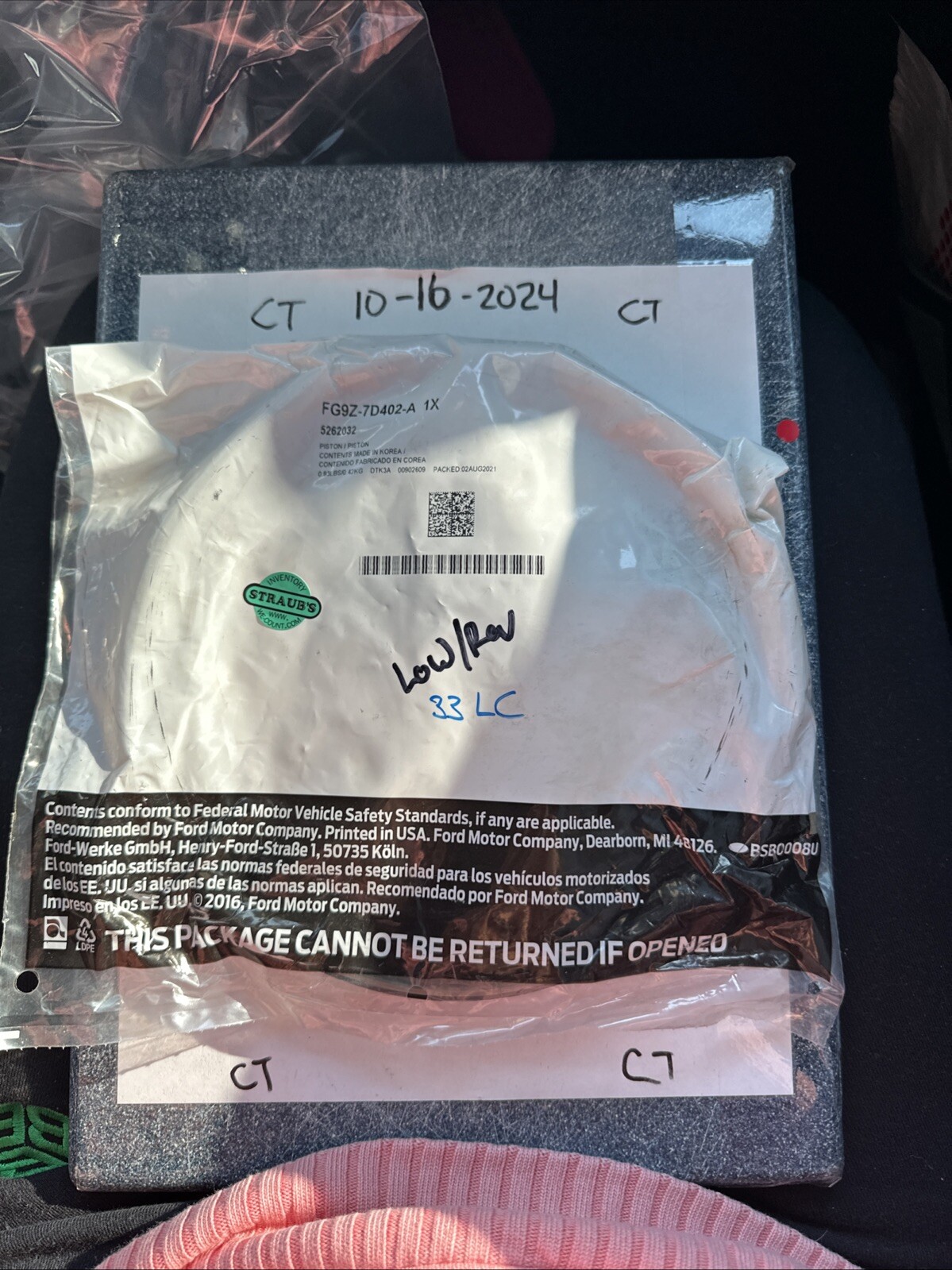 Genuine Ford Piston FG9Z-7D402-A