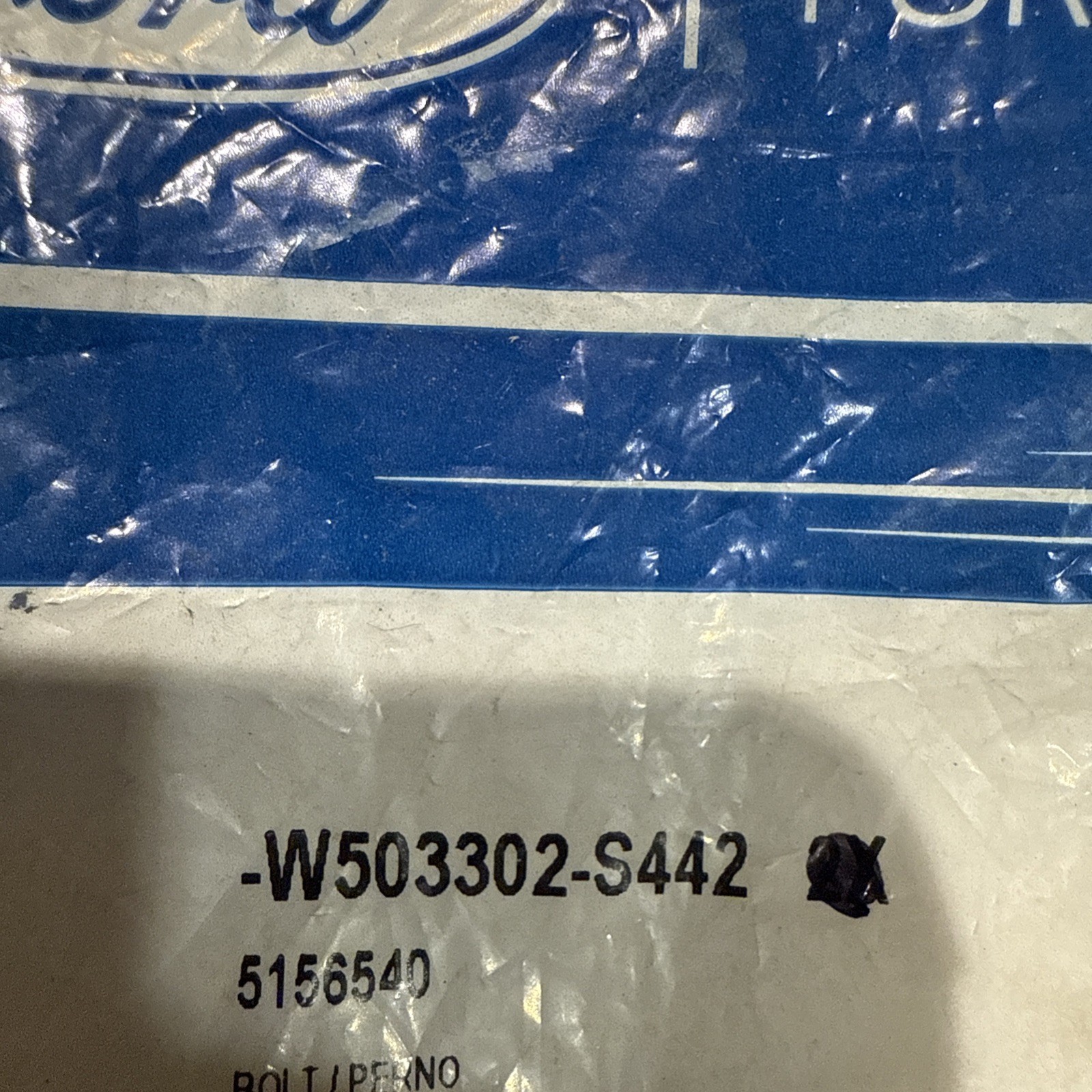 Genuine Ford Power Steering Pump Mount Bolt W503302-S442 - Image 3