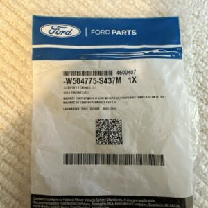 Genuine Ford Seat Belt Lap And Shoulder Belt Bolt -W504775-S437M