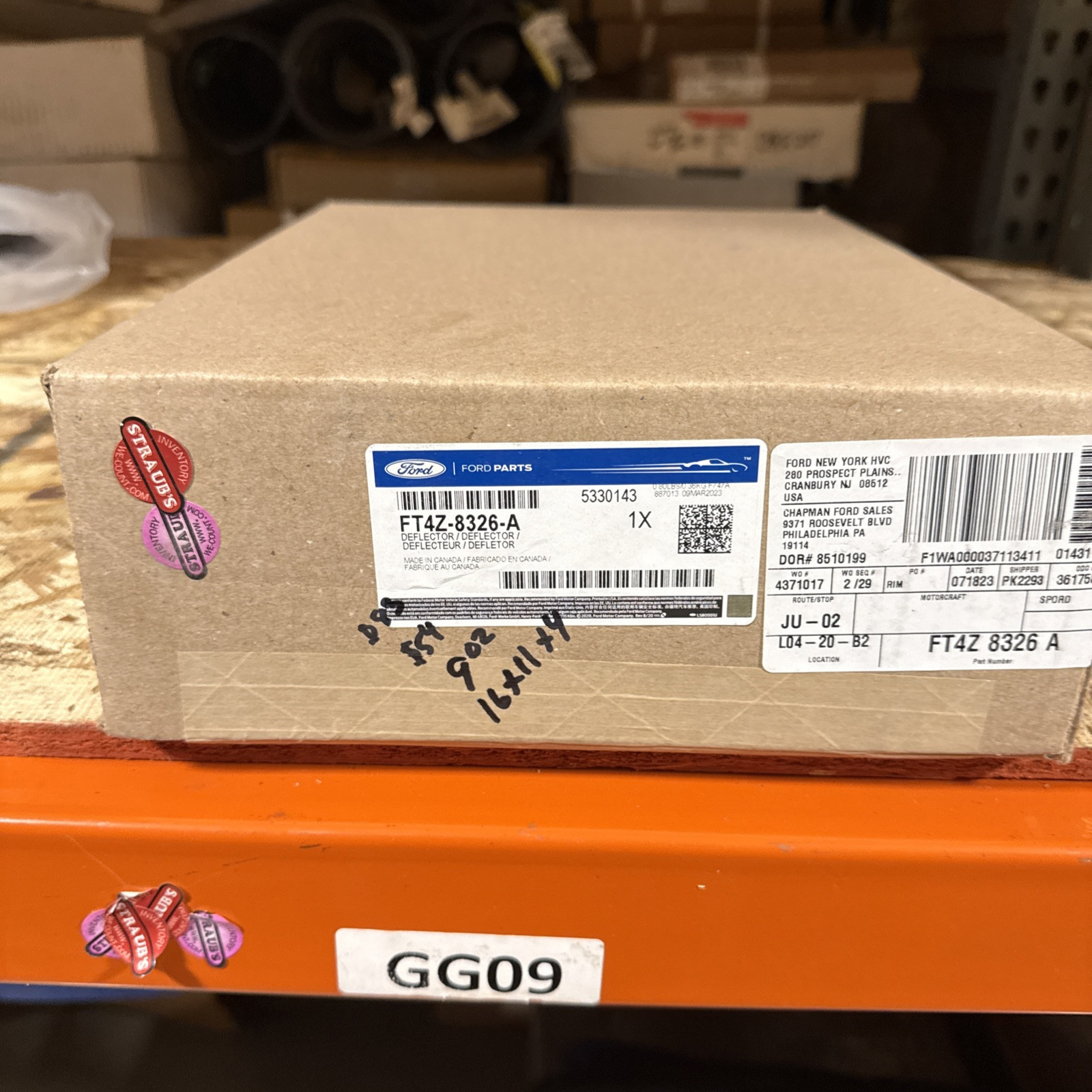 Genuine Ford Side Baffle FT4Z-8326-A