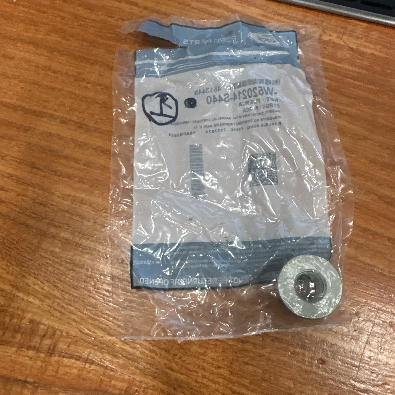 Genuine Ford Stabilizer Link Nut (QTY 1) -W520214-S440 - Image 3