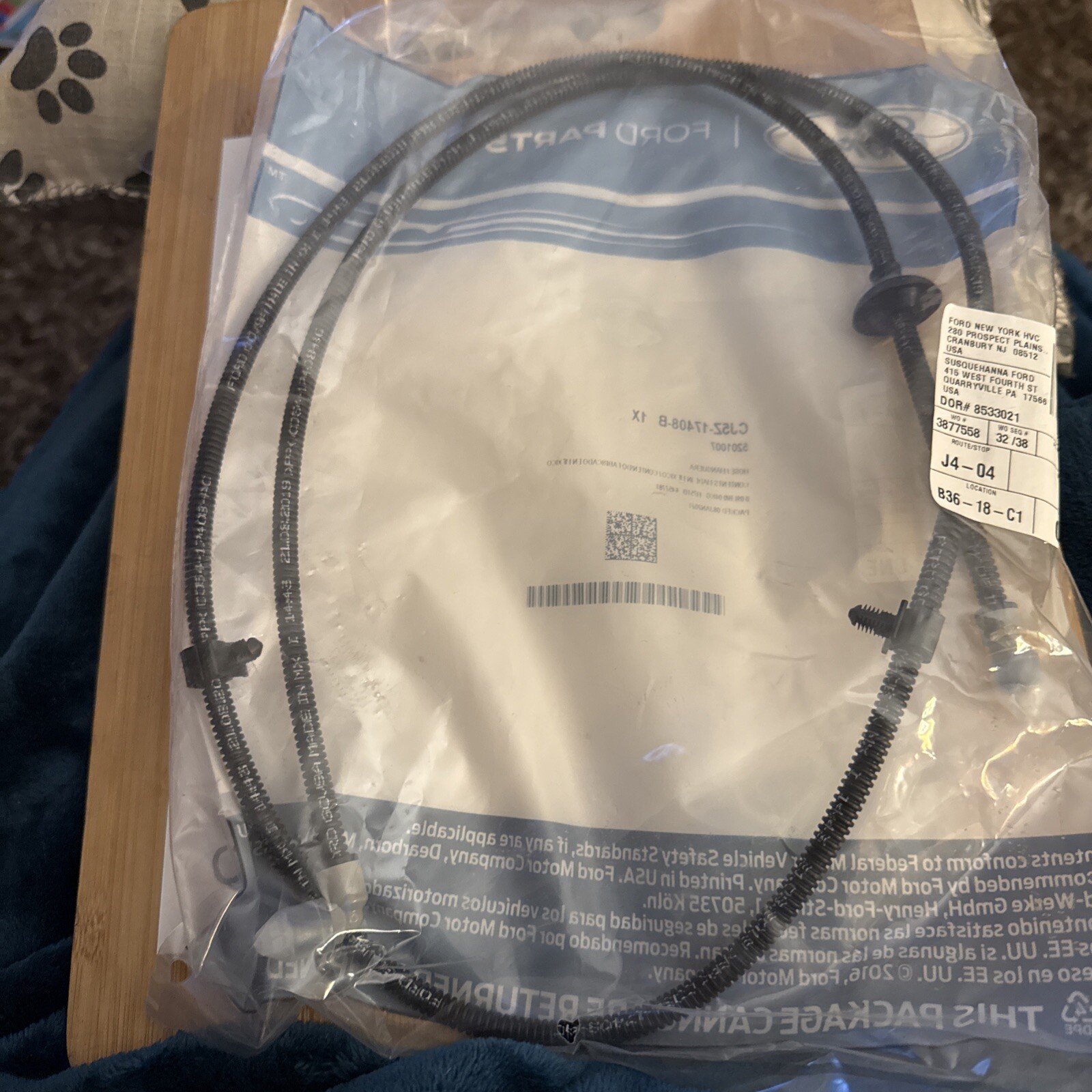 Genuine Ford Washer Hose CJ5Z-17408-B - Image 4