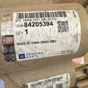 Genuine GM 16-25 Malibu Passenger RR Door WDO Upr RVL Molding 84205394