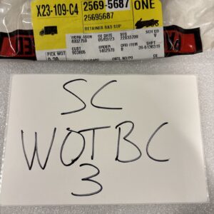 Genuine GM 25695687 Retainer,Radiator Support Sight Shield