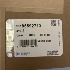 Genuine GM 85592713 EMBLEM PKG-BODY *BLACK