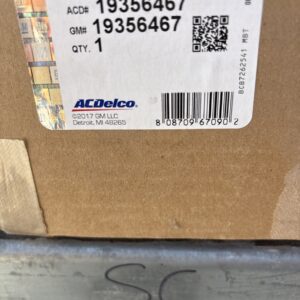 Genuine GM ACDelco 19356467 Handle Asm Rear Side Door Outside *Black