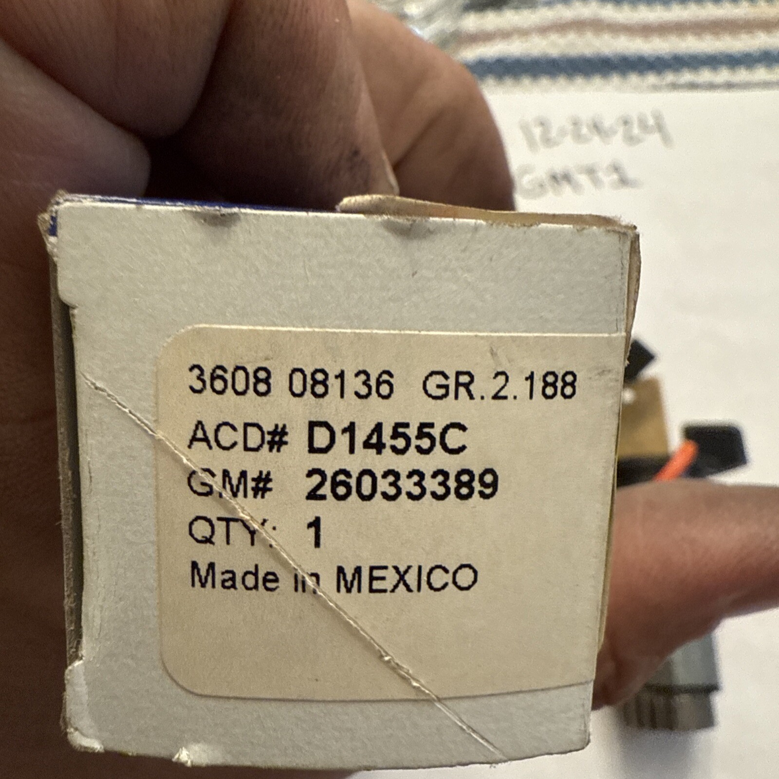 Genuine GM Ignition Lock Cylinder 26033389 - Image 3