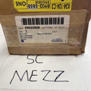 Genuine GM Passenger Seat Belt Kit, 89025858