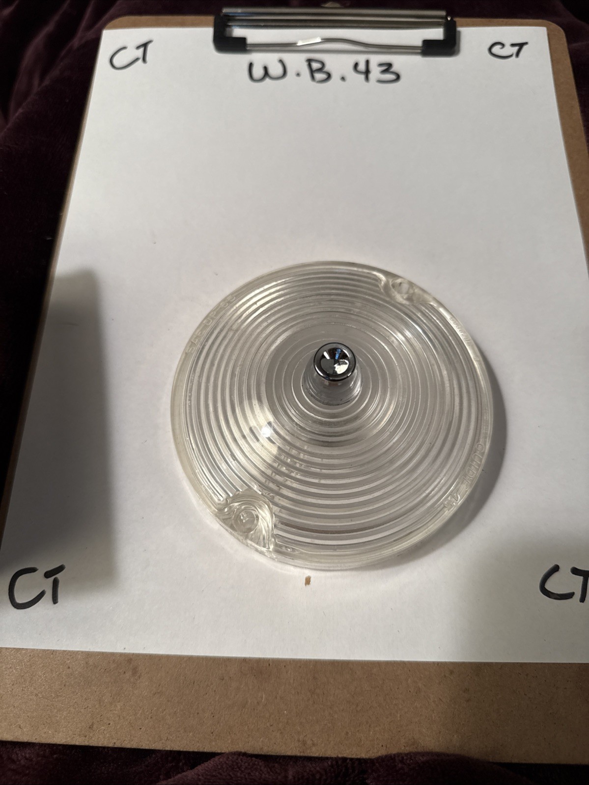 Genuine Gm 1965 Buick Wildcat, Electra And Lesabre Parking Lamp Lens 5956295