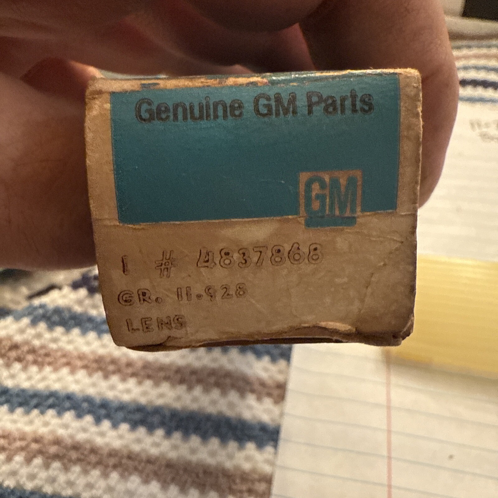 Genuine Gm OEM Nos Lens for C3 1969-1973 Corvette Coupe Courtesy Light 4837868 - Image 3