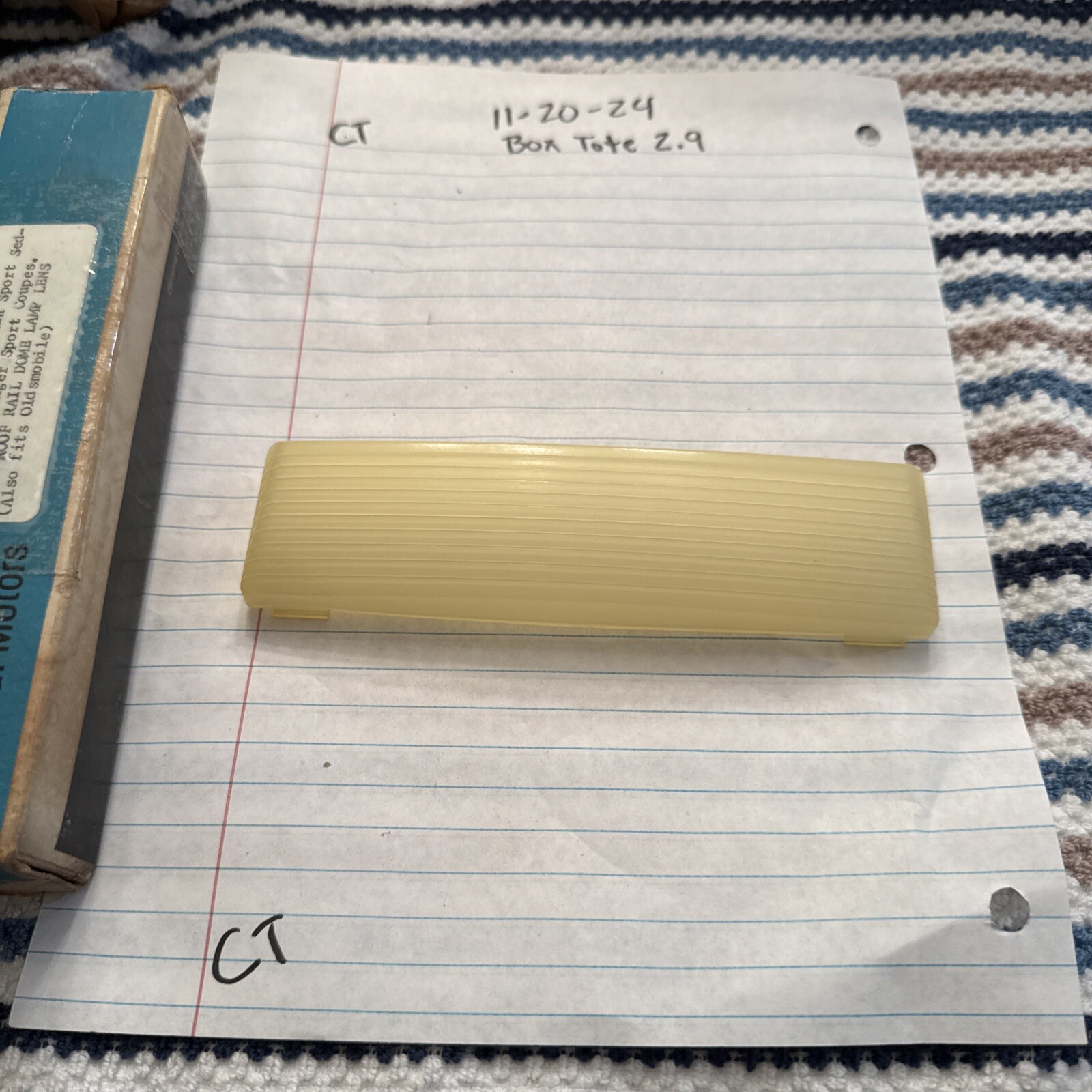 Genuine Gm OEM Nos Lens for C3 1969-1973 Corvette Coupe Courtesy Light 4837868