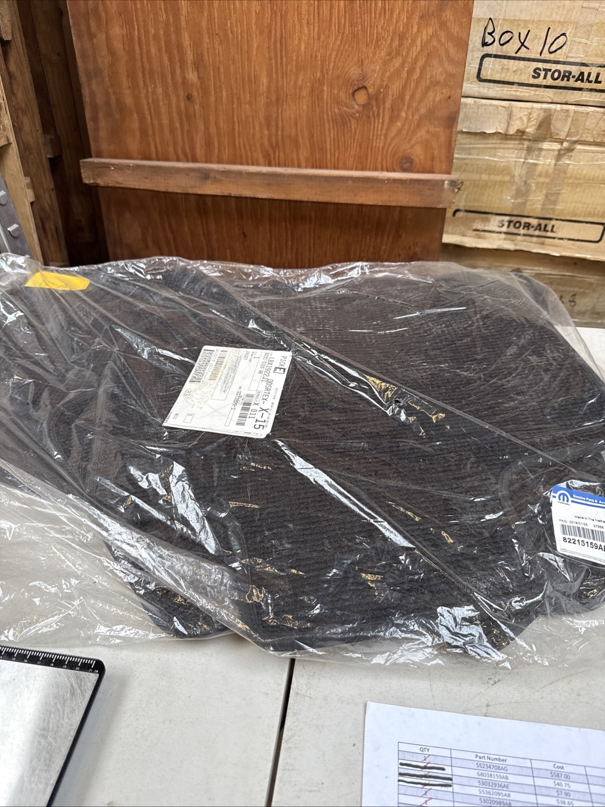 Genuine Mopar Carpeted Floor Mat Set for 2016-2019 Dodge Charger 82215159AB NOS - Image 5