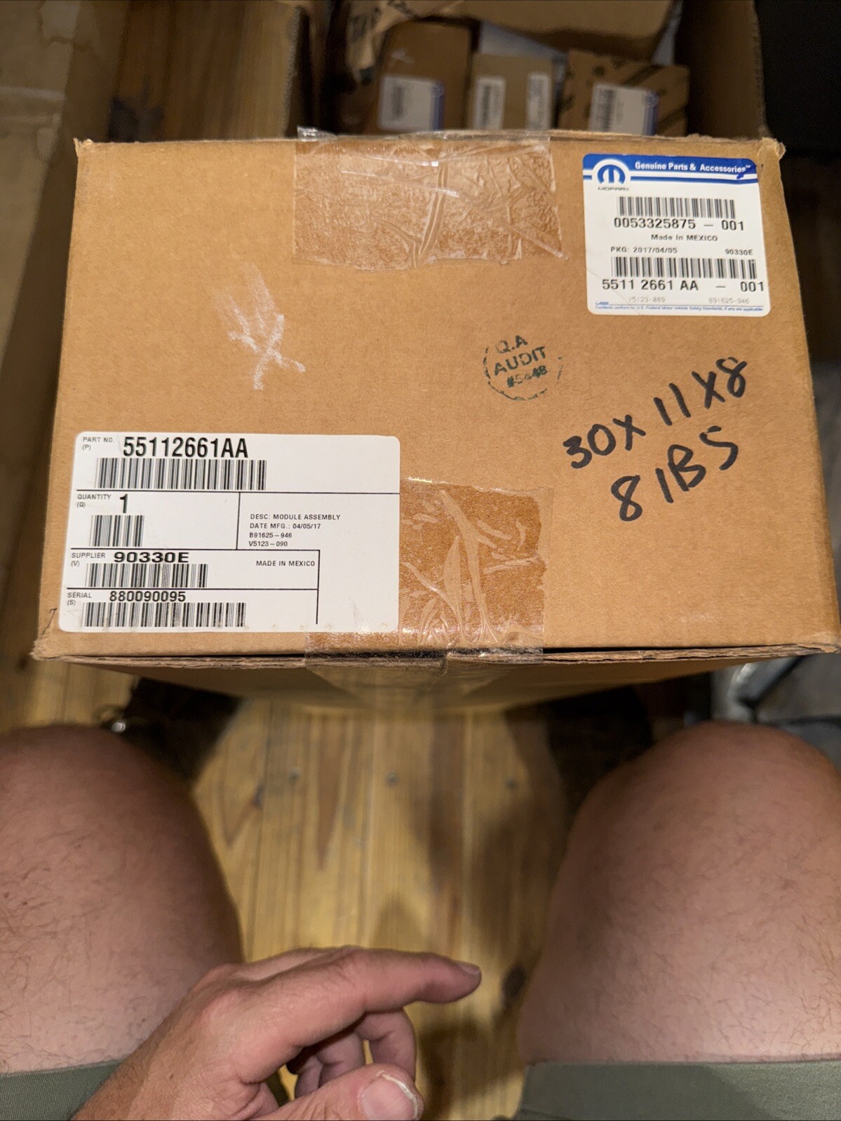 Genuine Mopar Windshield Wiper Motor And Linkage 55112661AB