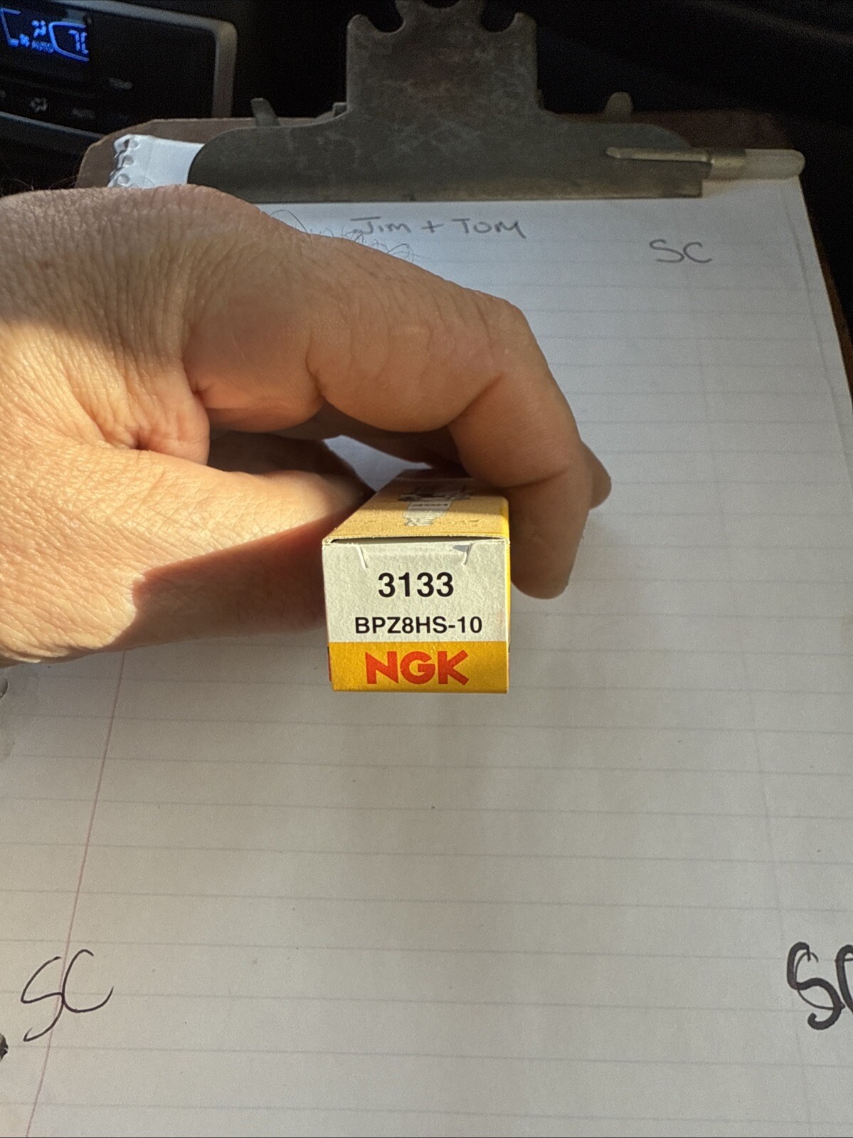 Genuine NGK 3133 Nickel Spark Plug BPZ8HS-10 Johnson Mariner Mercury Evinrude - Image 3