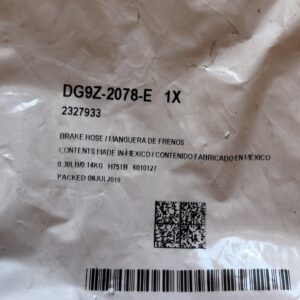 Genuine OEM Ford Fusion Left Driver Side Brake Hose DG9Z-2078-E