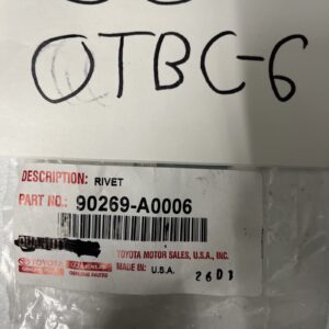 Genuine  Toyota Rivet with Cap Repair Toyota Camry Lexus RX350 90269-A0006