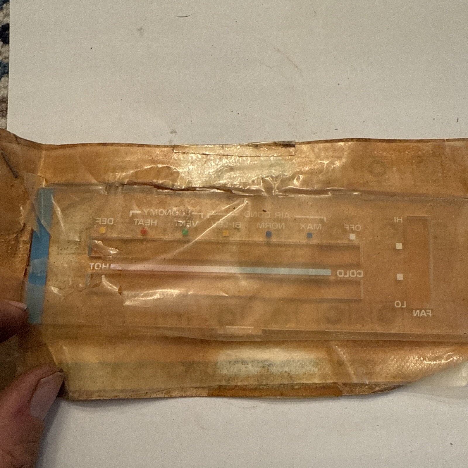 Gm Delco TEMPERTURE Bezel 1223730 - Image 4