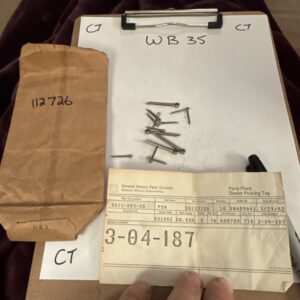 Gm Pin Lot 112726 Everything In Bag