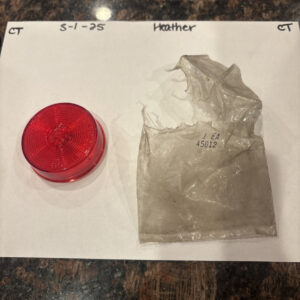 Grote 45812 Red 2 1/2" Round Clearance Marker Light (Optic Lens)