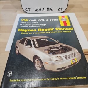 Haynes 96018 Repair Manual For 1999-2005 VW Golf & Jetta