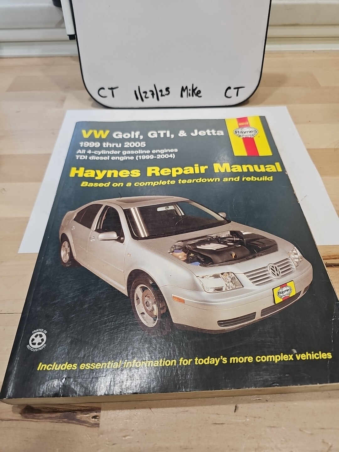 Haynes 96018 Repair Manual For 1999-2005 VW Golf & Jetta