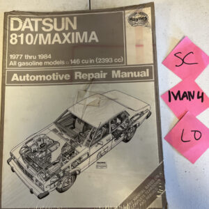 Haynes Publications 28025 Repair Manual for Datsun 810 /Maxima 1977 thru 1984