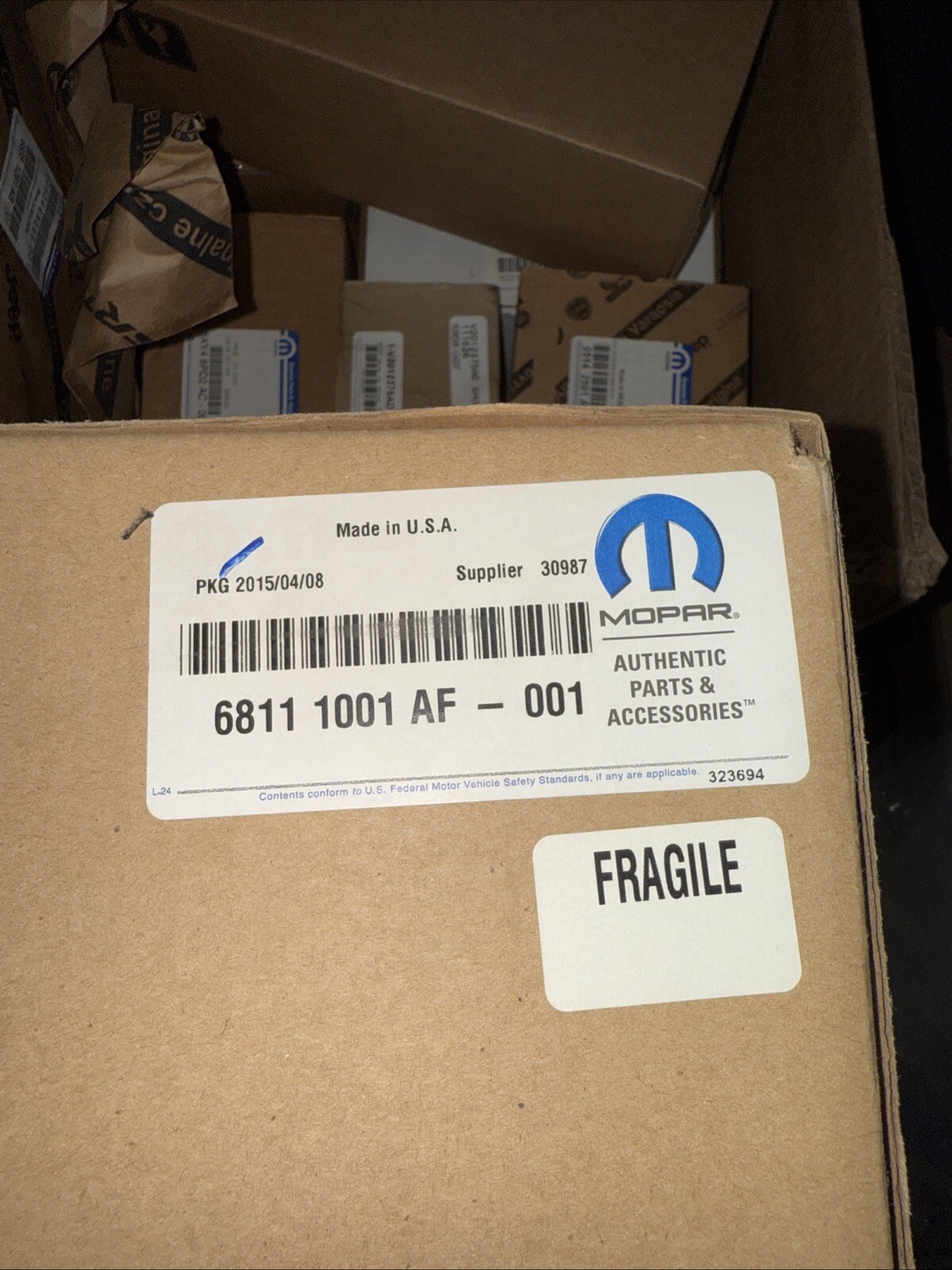 Headlight For 2014-2015 Jeep Grand Cherokee Driver Side Genuine Oem Mopar - Image 3