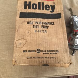 Holley Performance Chrome Fuel Pump P-4771a