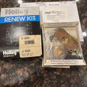 Holley Renew Kit 3-899 1975 IHC TRUCK Carburetor Models 2300G 2380EG MG EG 2BBL