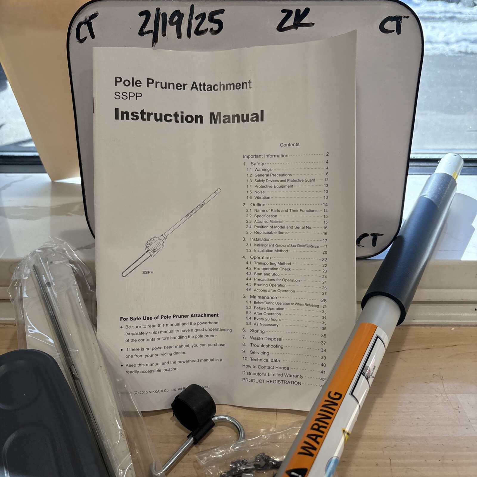 Honda SSPP VersAttach System 12" Pole Pruner Attachment - Image 3