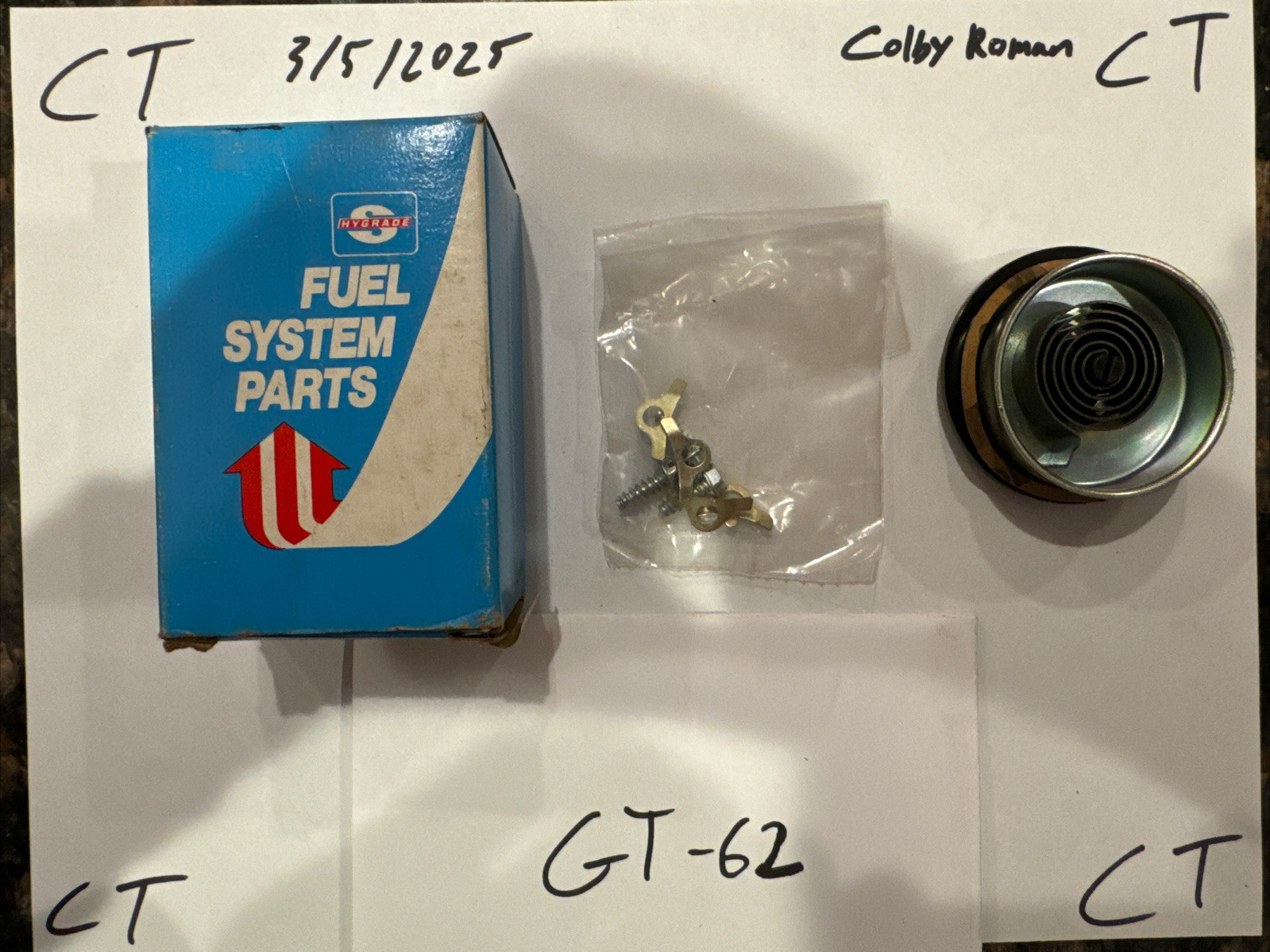 Hygrade Fuel System parts Choke Thermostat CV 206