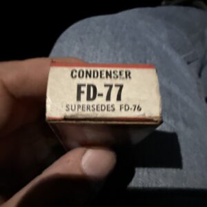 Ignition Condenser Standard FD77T