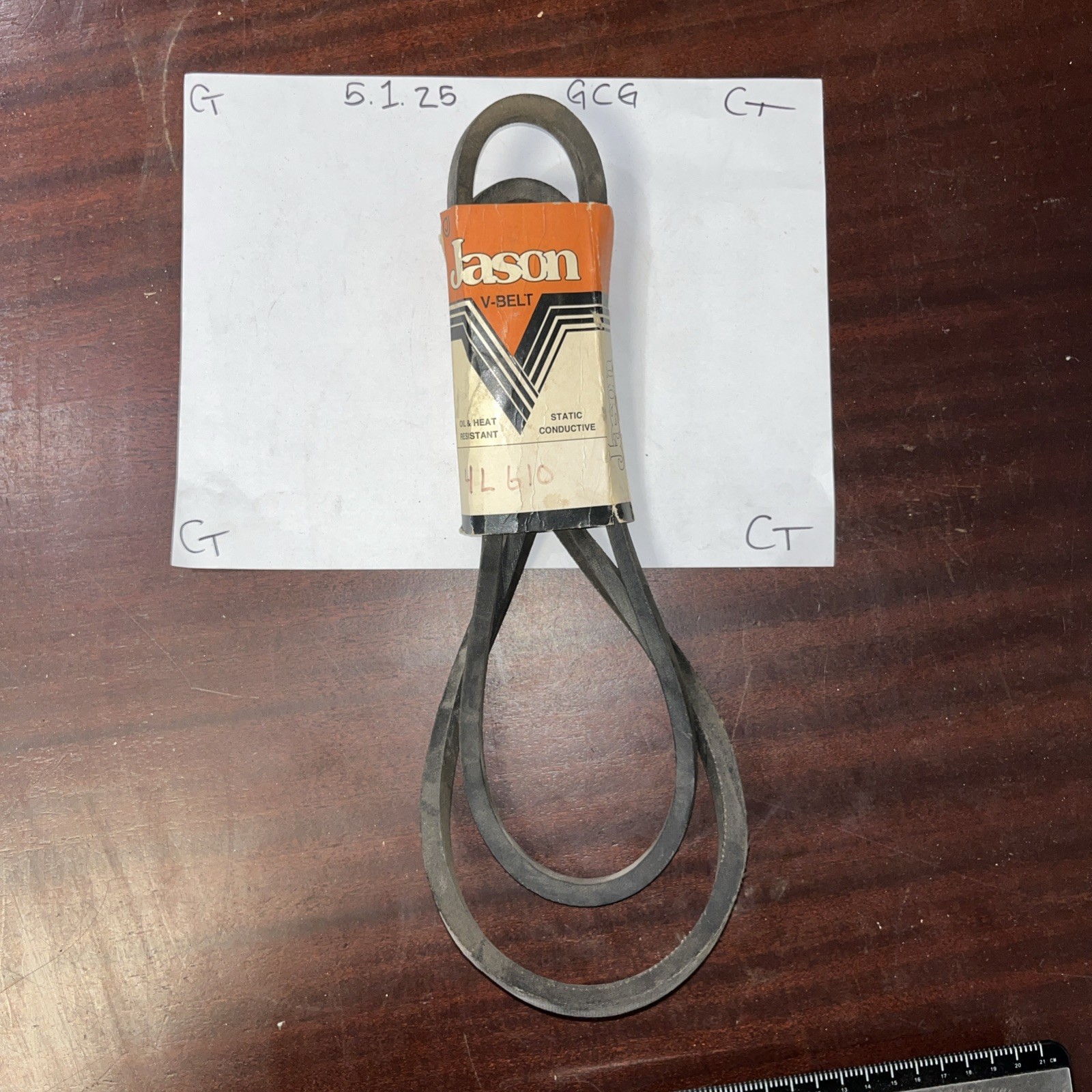 Jason V Belt 4L610