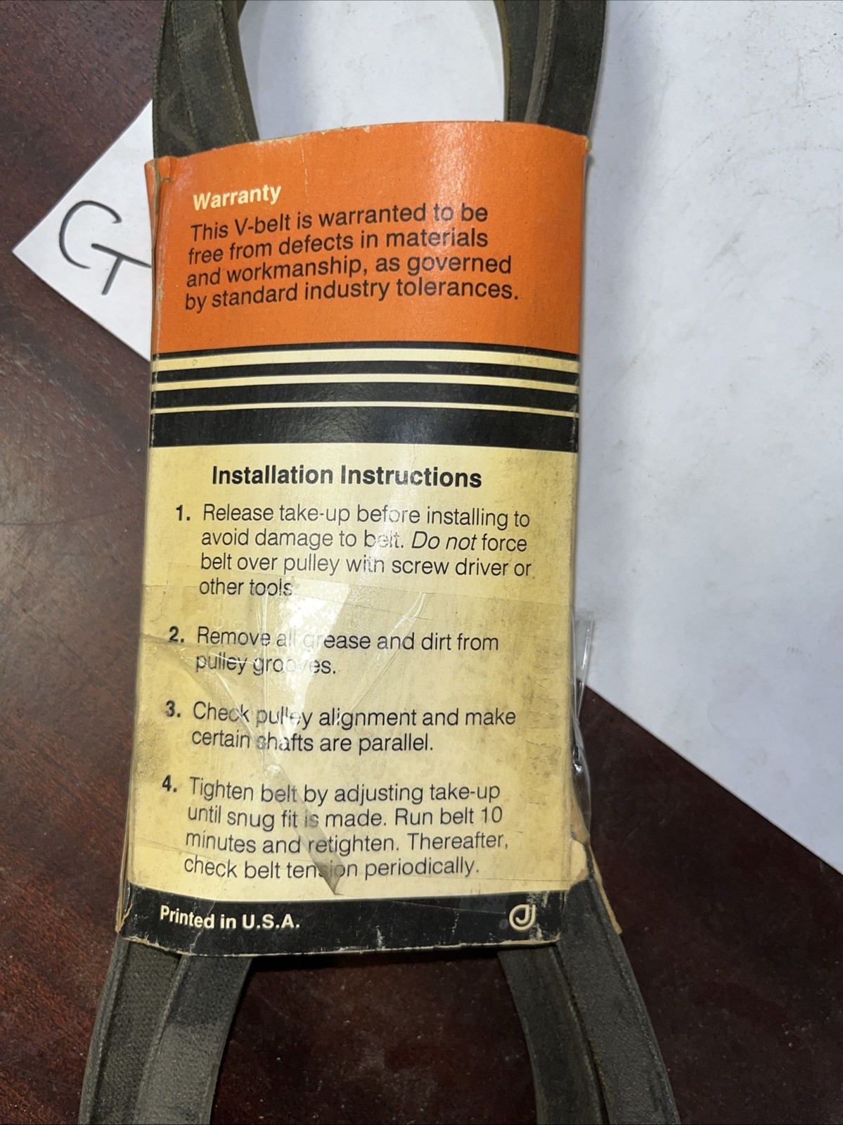 Jason V Belt 5L610 - Image 4