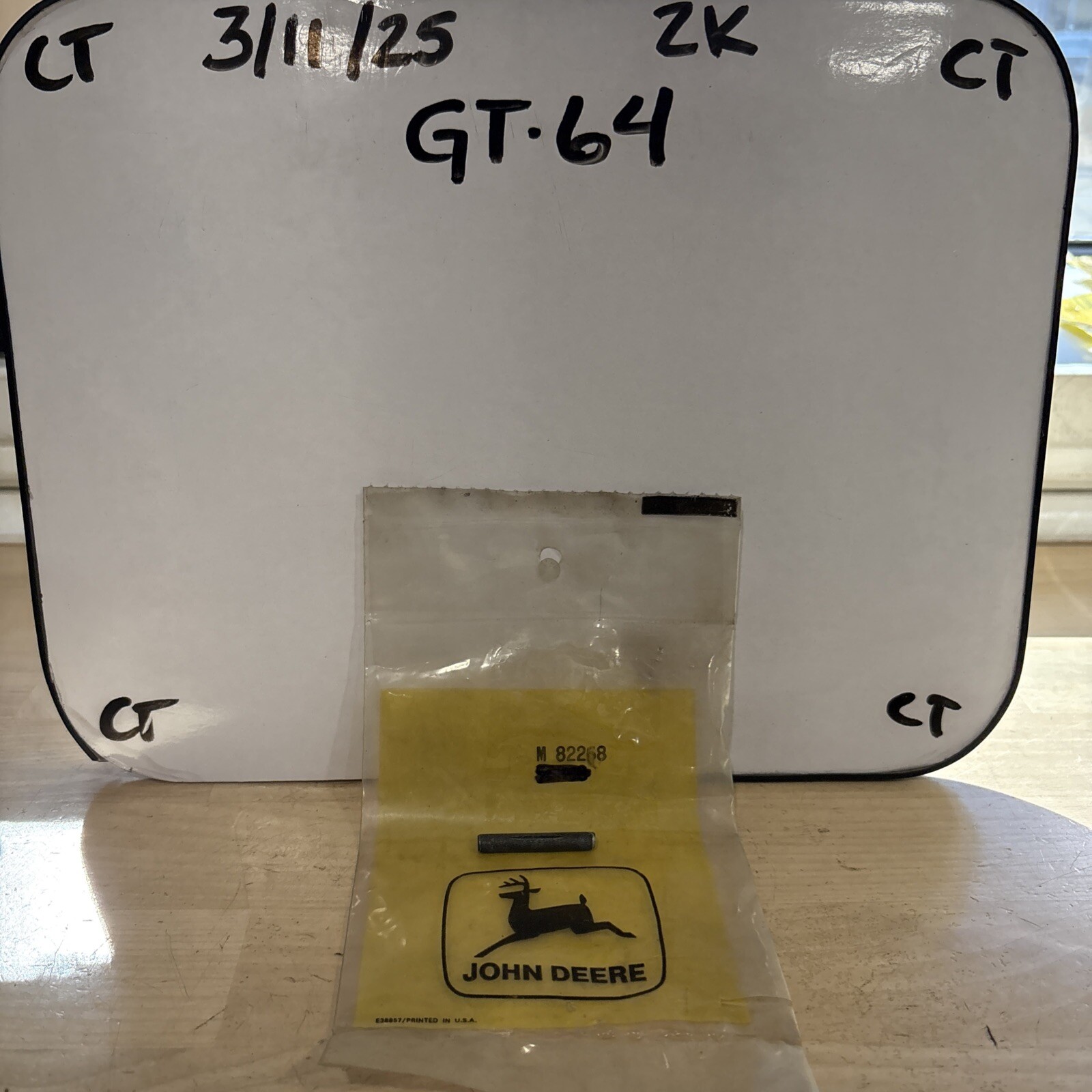 John Deere Coiled Spring Pin M82268 (Sold Individually)