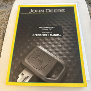 John Deere Max-frame Z-Trak 777 And 797 Manual Omtcu20987 L5