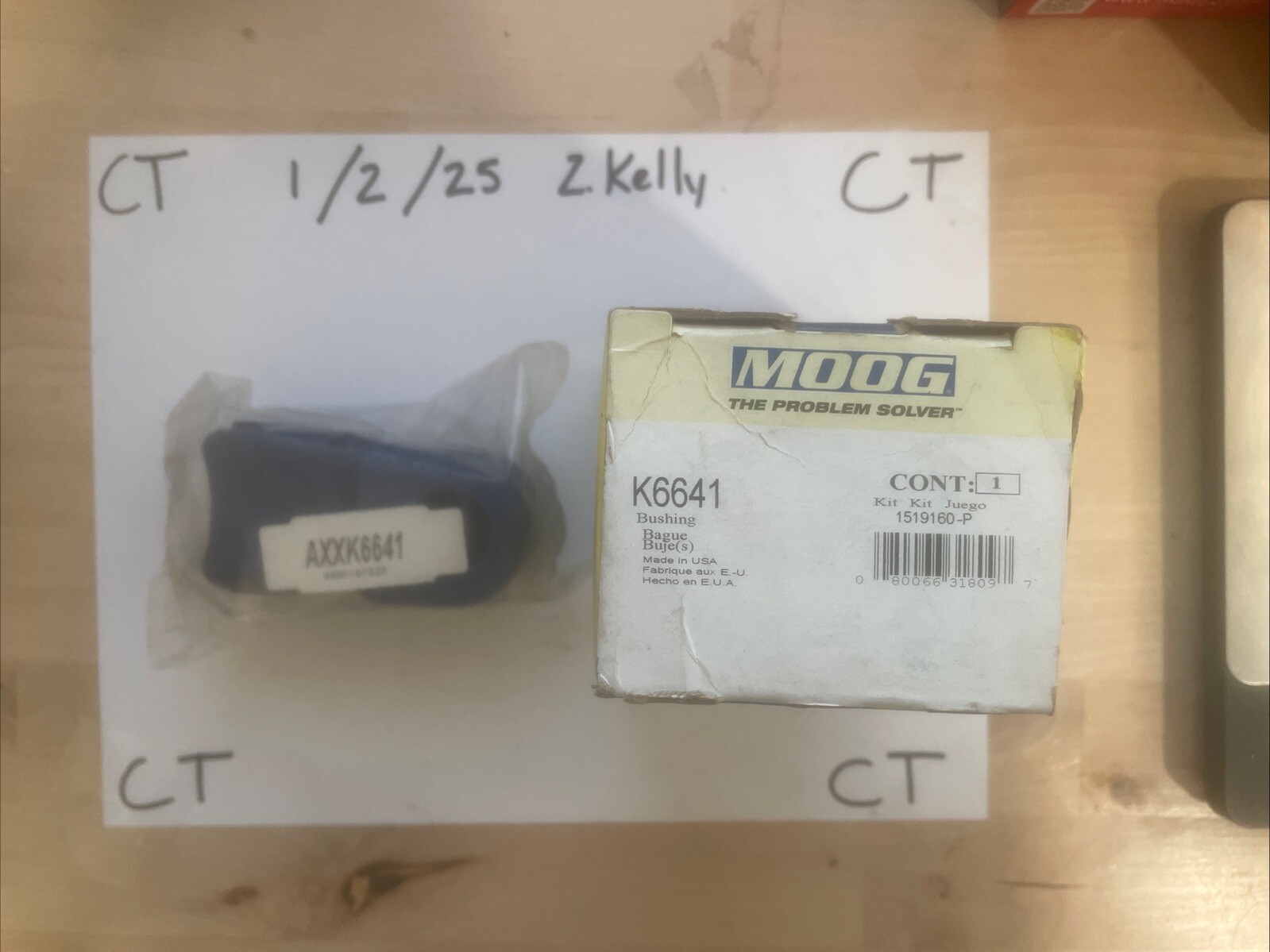 K6641 Moog Sway Bar Bushing Kit Made In USA K6641 - Image 3