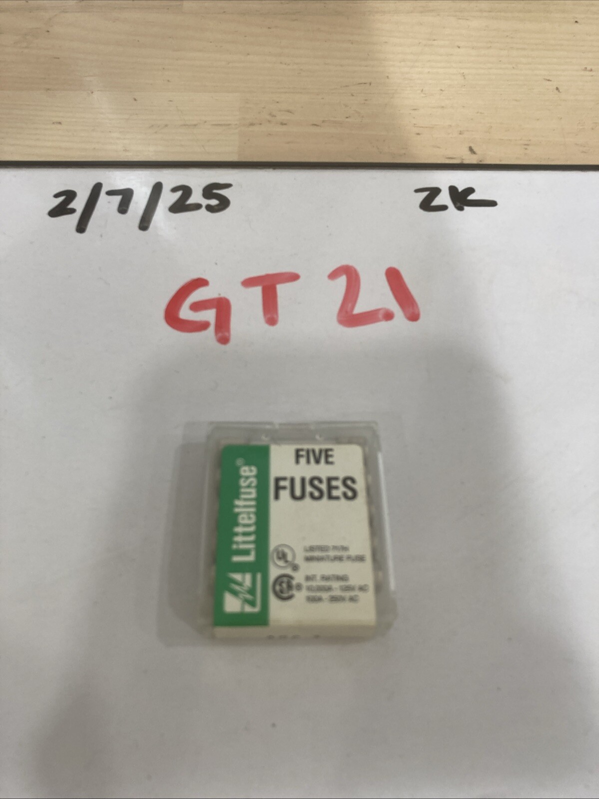 LITTELFUSE AGC-3 3A 250V AGC3 Box Lot Of 5 NOS - Image 3