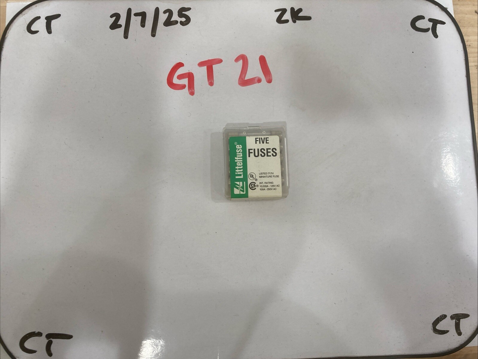 LITTELFUSE AGC-3 3A 250V AGC3 Box Lot Of 5 NOS