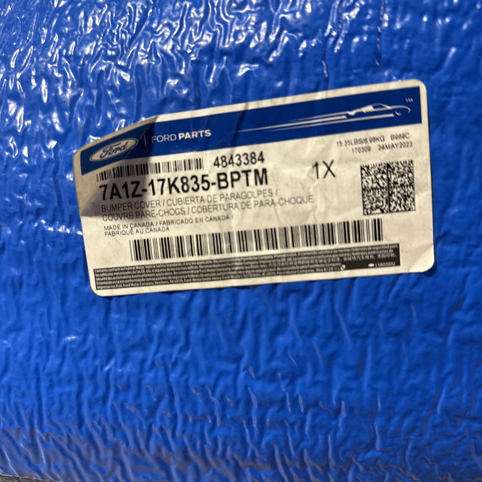 Lincoln FORD OEM 07-10 MKX Rear Bumper-Cover 7A1Z17K835BPTM - Image 4