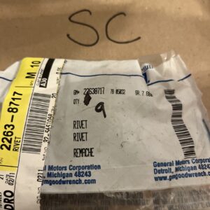 Lot of 9 Genuine GM Rivets 22638717 NEW OEM