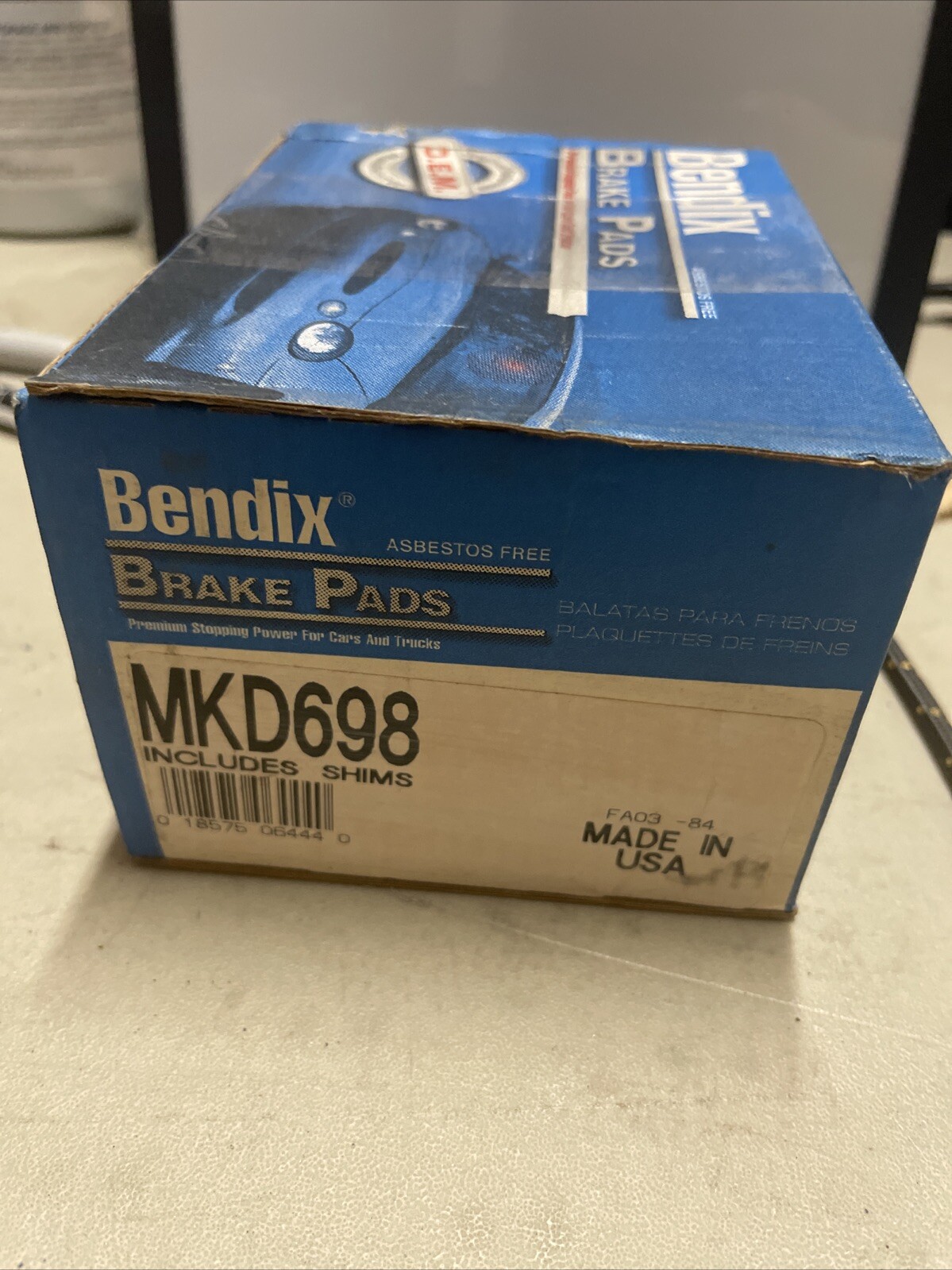 MKD698 Bendix Disc Brake Pad Set - Image 4